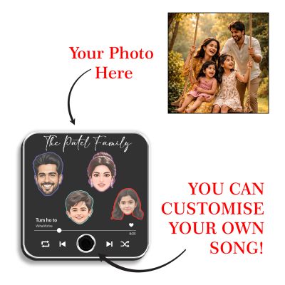 Personalized Family Theme Musical Fridge Magnet